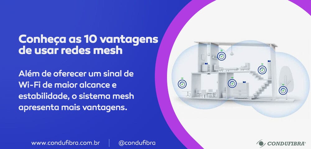 10 Vantagens Rede Mesh