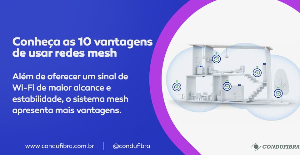 10 Vantagens Rede Mesh