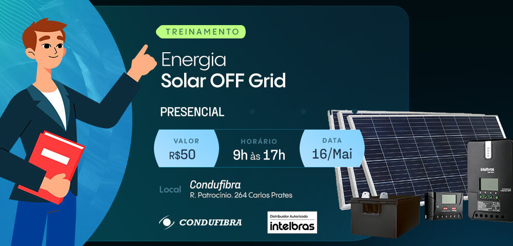 Capa treinamento energia solar off grid