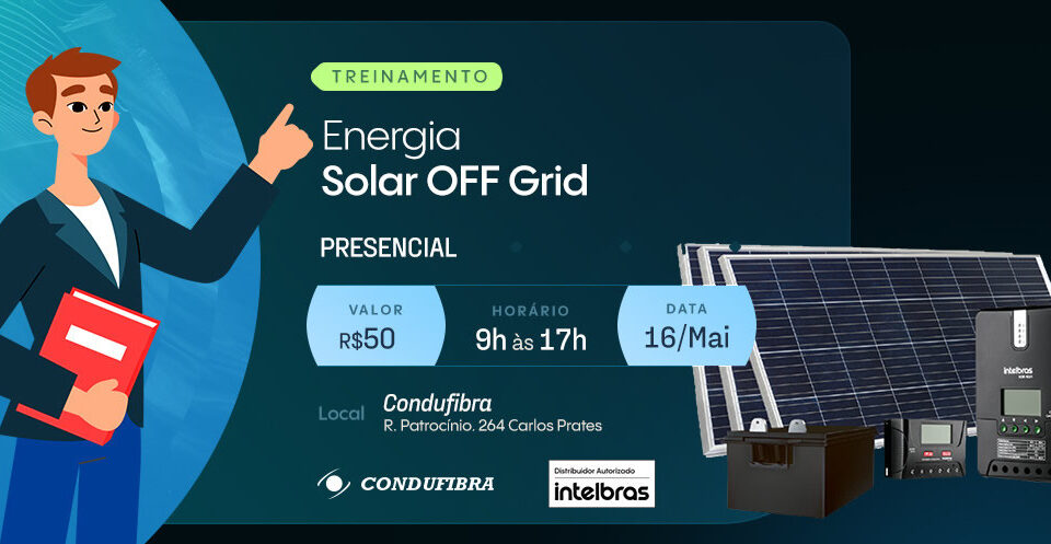 Capa treinamento energia solar off grid