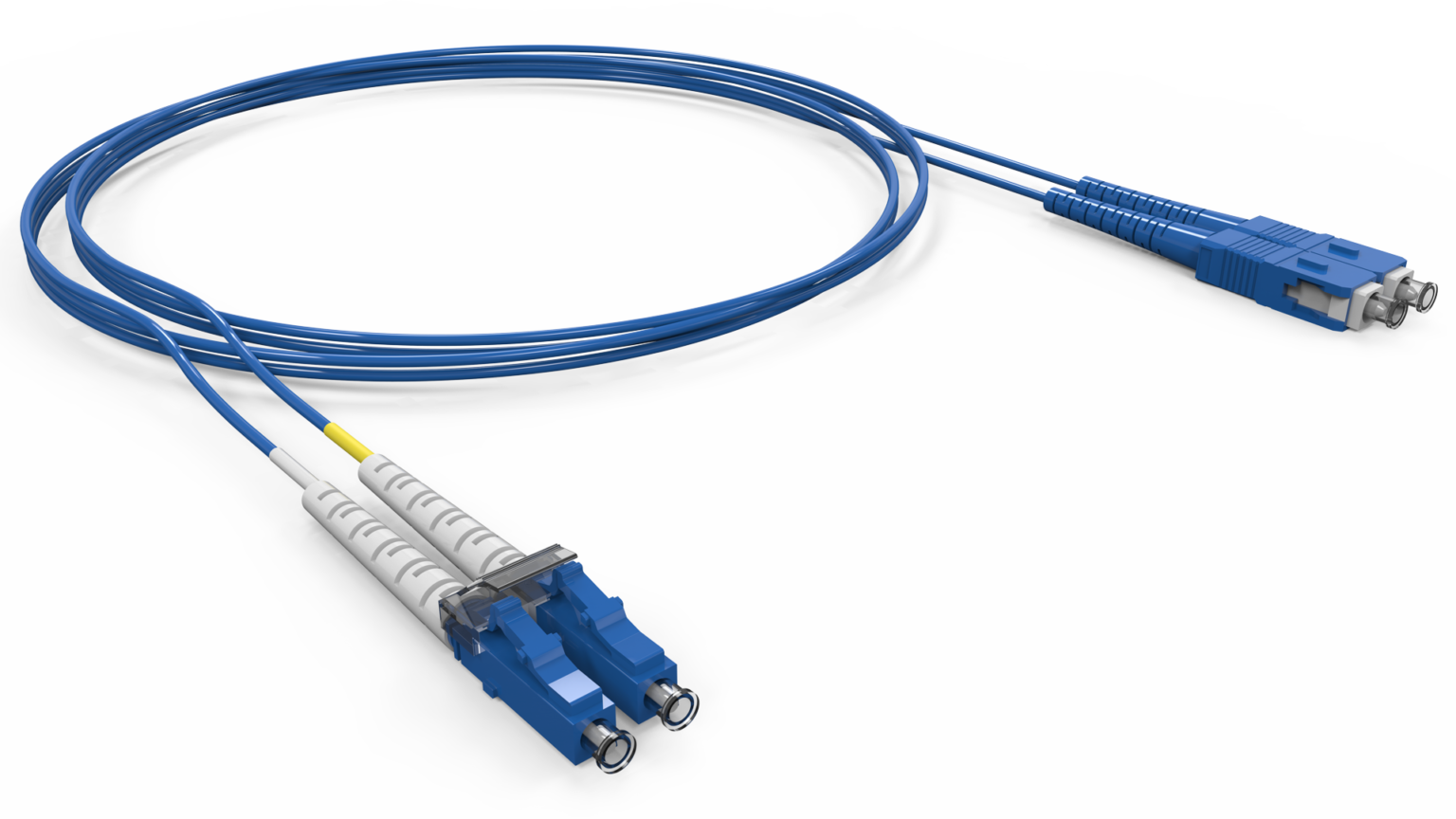 CORDÃO ÓPTICO DUPLEX SM LC-UPC/SC-UPC 2,5 LSZH AZ - Condufibra ...