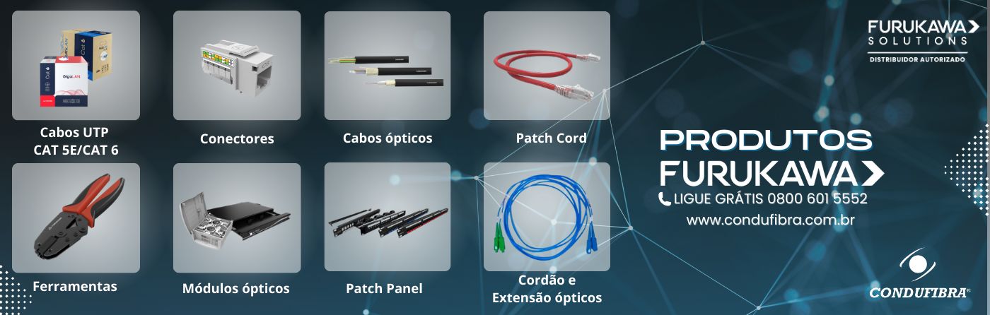 Banner produtos Furukawa Condufibra